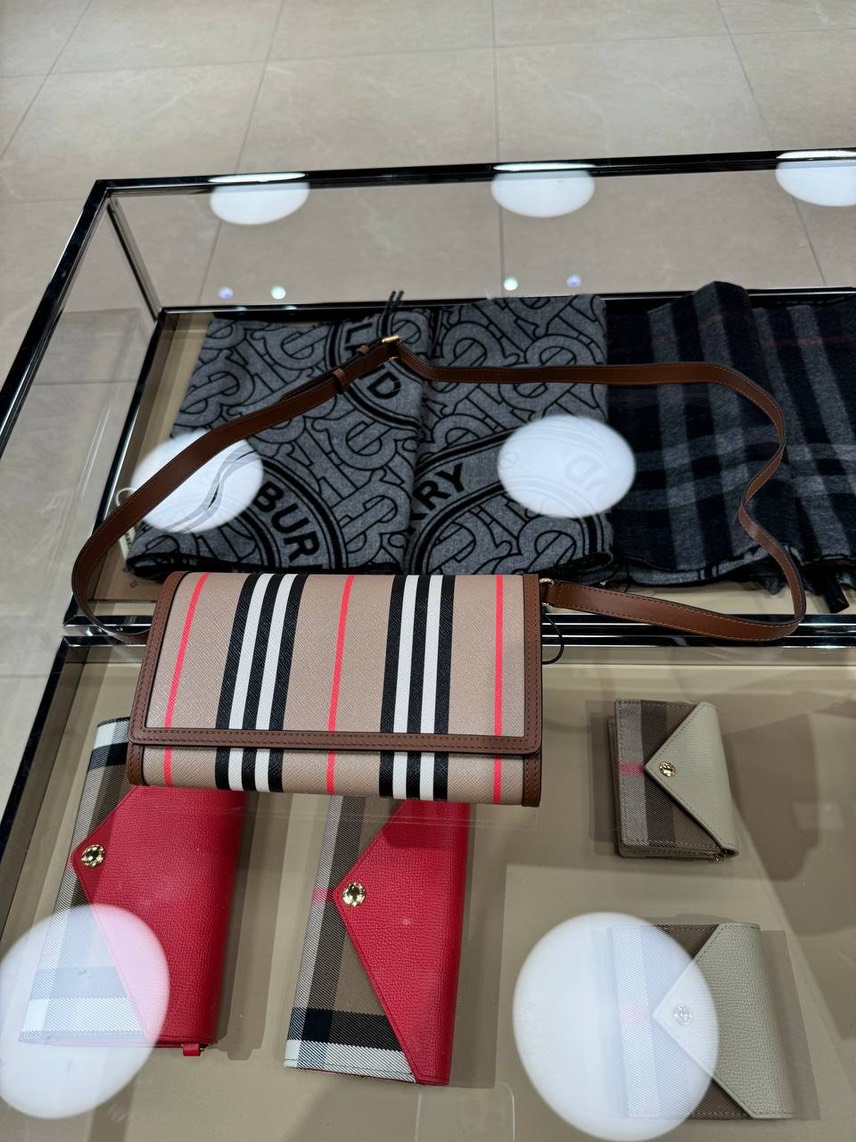 BURBERRY Clutch bags front view - Women's luxury Bags