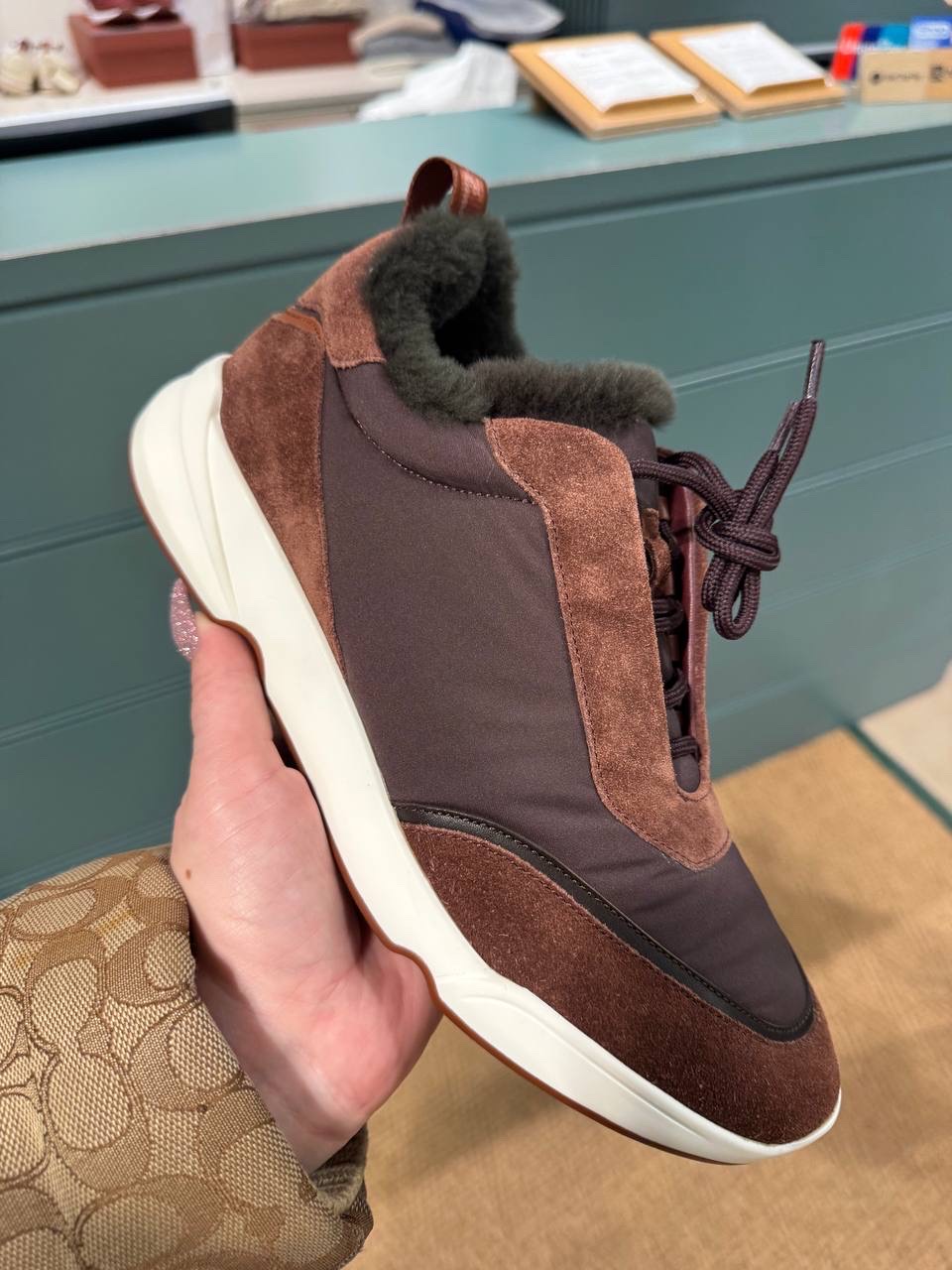 LORO PIANA Sneakers front view - Men's luxury Shoes