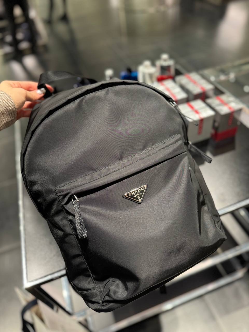 PRADA Backpack front view - Men's luxury Bags