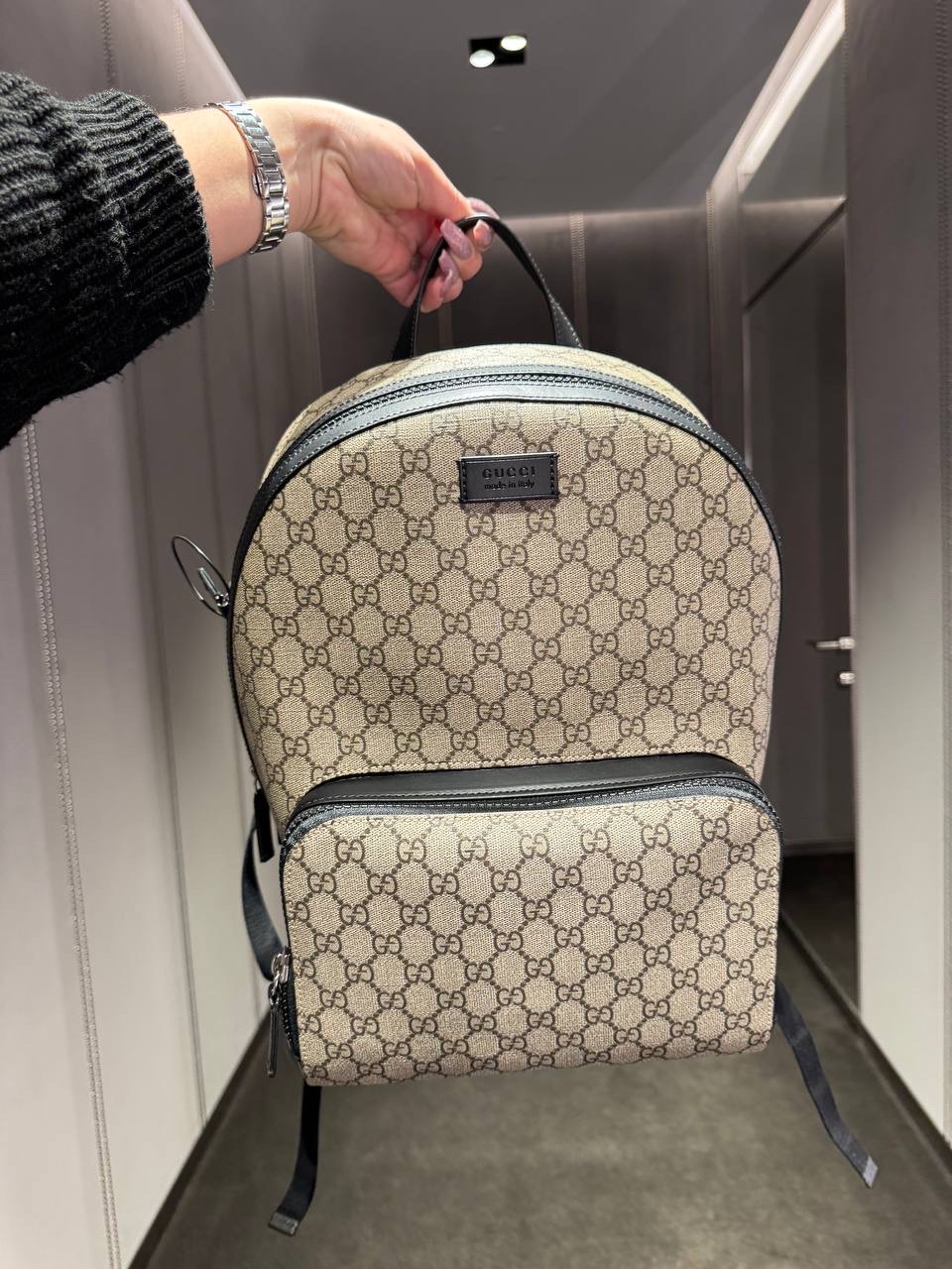 GUCCI Backpack front view - unisex luxury Bags