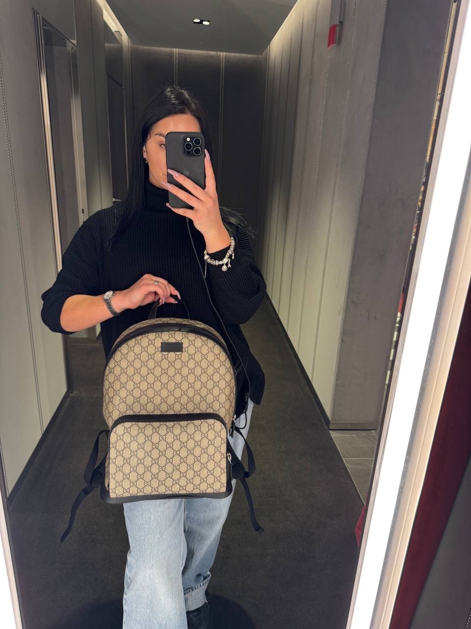 GUCCI Backpack side view - unisex luxury Bags