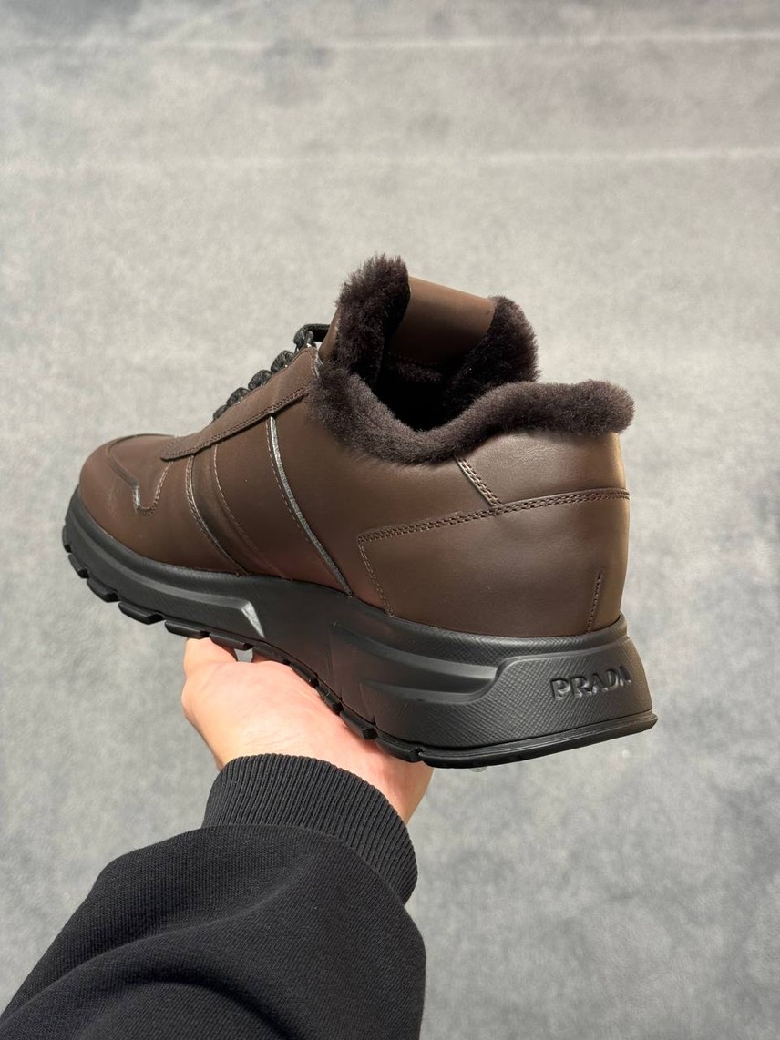 PRADA Sneakers side view - Men's luxury Shoes