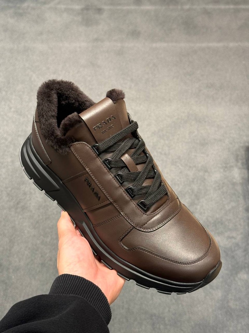 PRADA Sneakers side view - Men's luxury Shoes