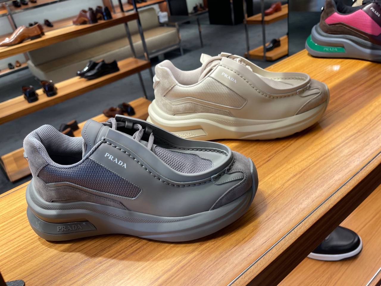 PRADA Sneakers front view - Men's luxury Shoes