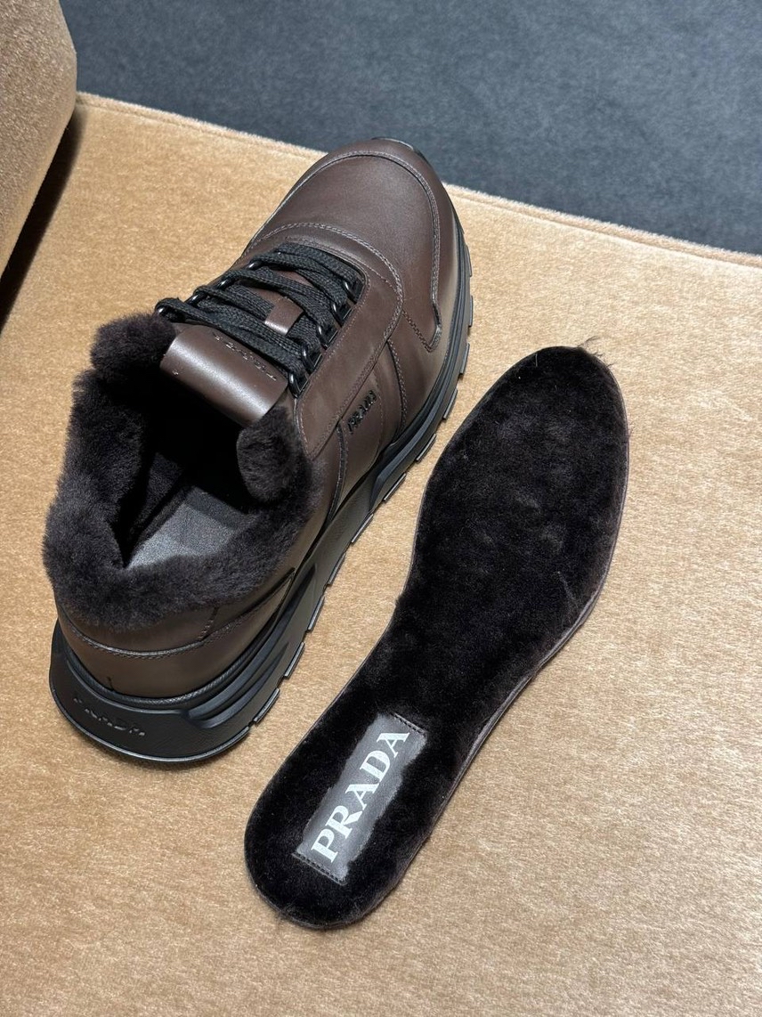 PRADA Sneakers side view - Men's luxury Shoes
