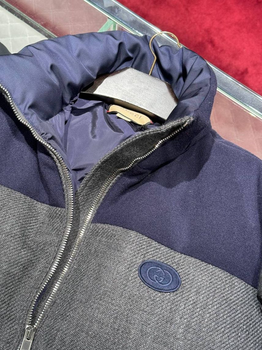 GUCCI Down jacket side view - Men's luxury Clothes