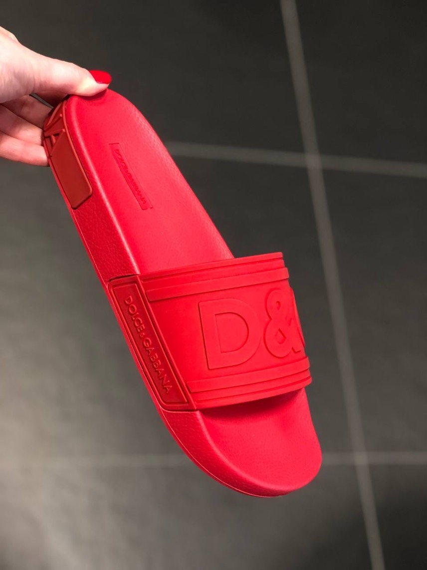 DOLCE & GABBANA Slides side view - Men's luxury Shoes