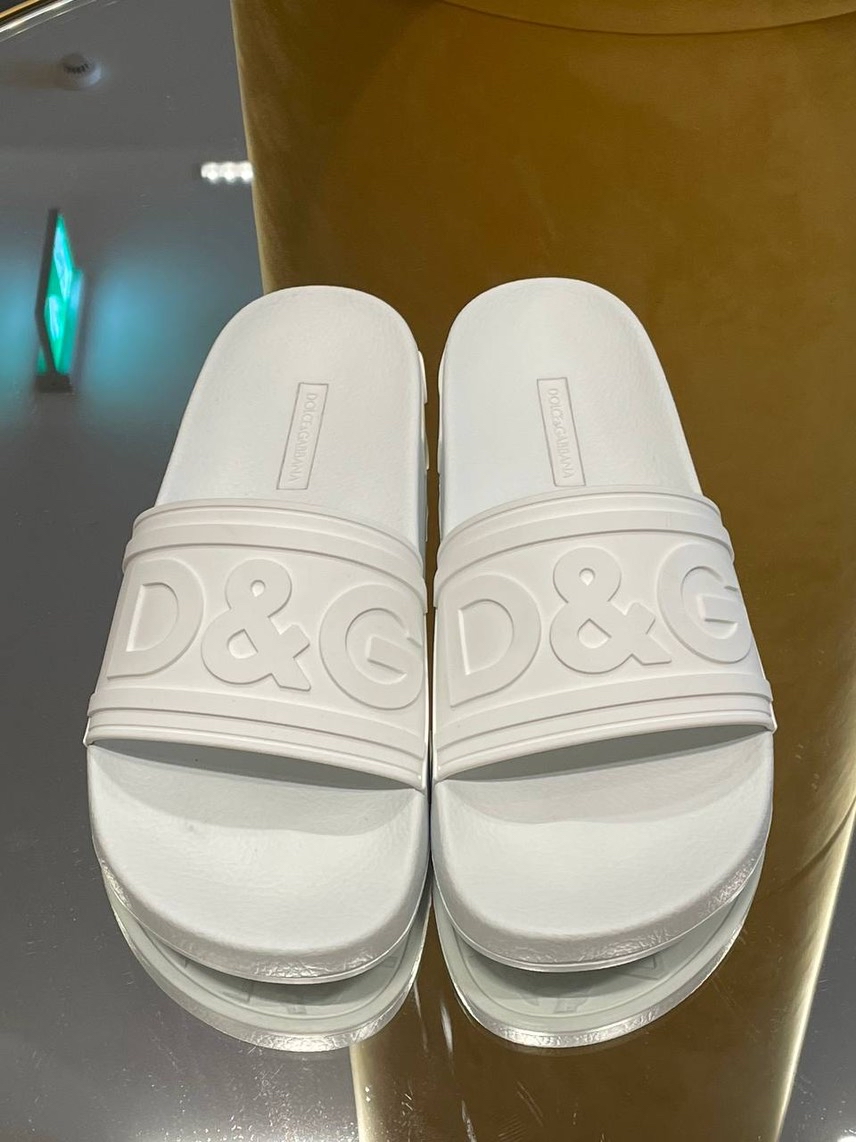 DOLCE & GABBANA Slides side view - Men's luxury Shoes