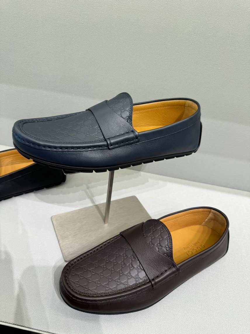 GUCCI Moccasins front view - Men's luxury Shoes