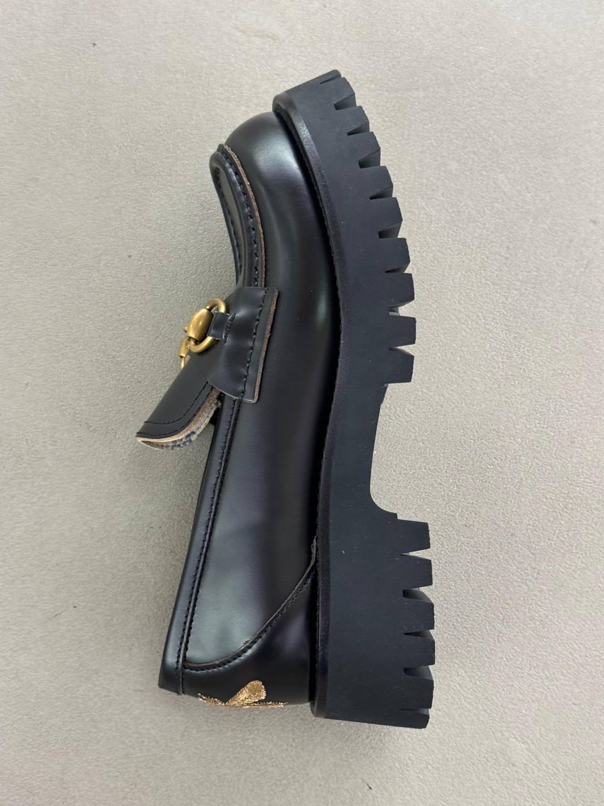 GUCCI Loafers side view - Women's luxury Shoes