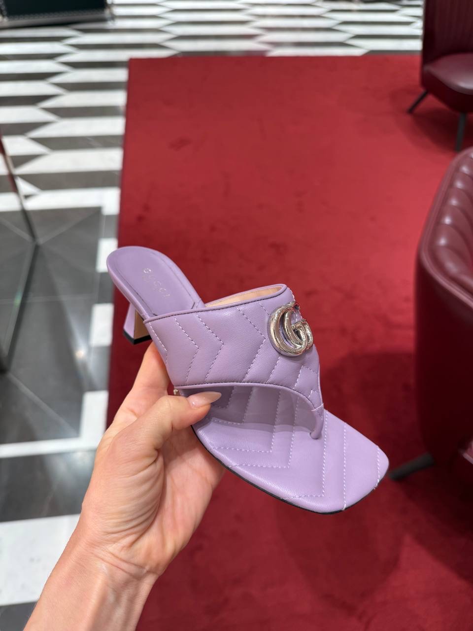 GUCCI Sandals side view - Women's luxury Shoes