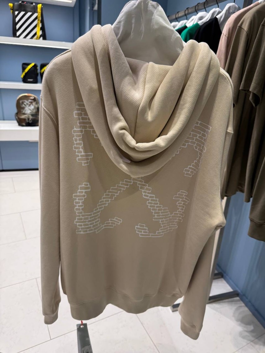 OFF-WHITE Hoodies side view - Men's luxury Clothes
