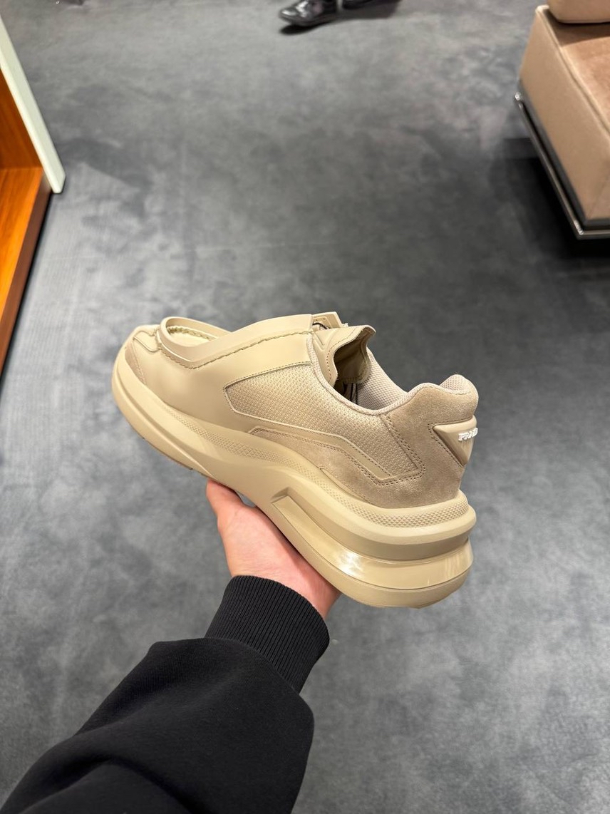 PRADA Sneakers side view - Men's luxury Shoes