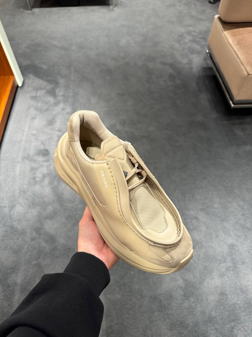 PRADA Sneakers side view - Men's luxury Shoes