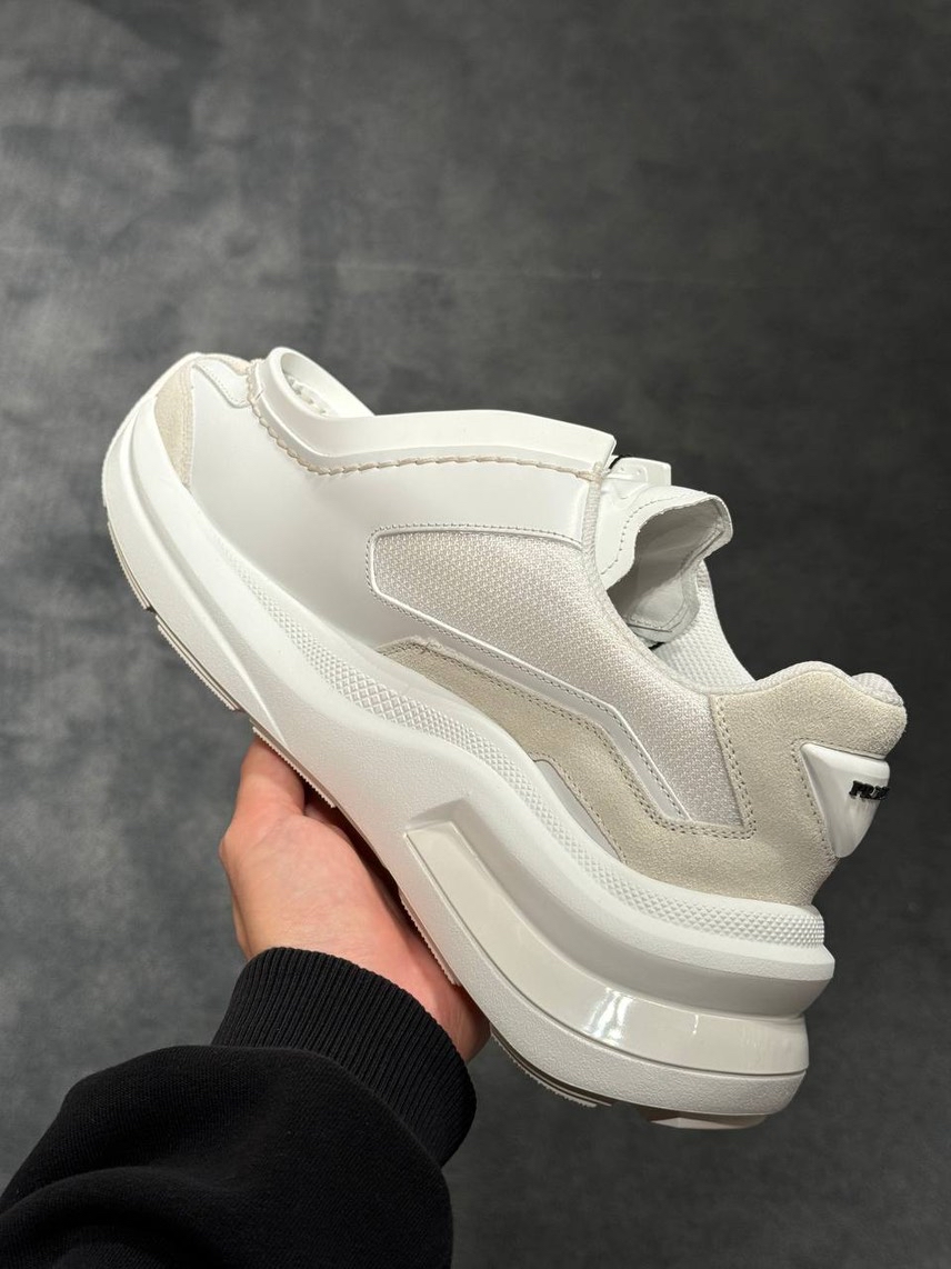 PRADA Sneakers side view - Men's luxury Shoes