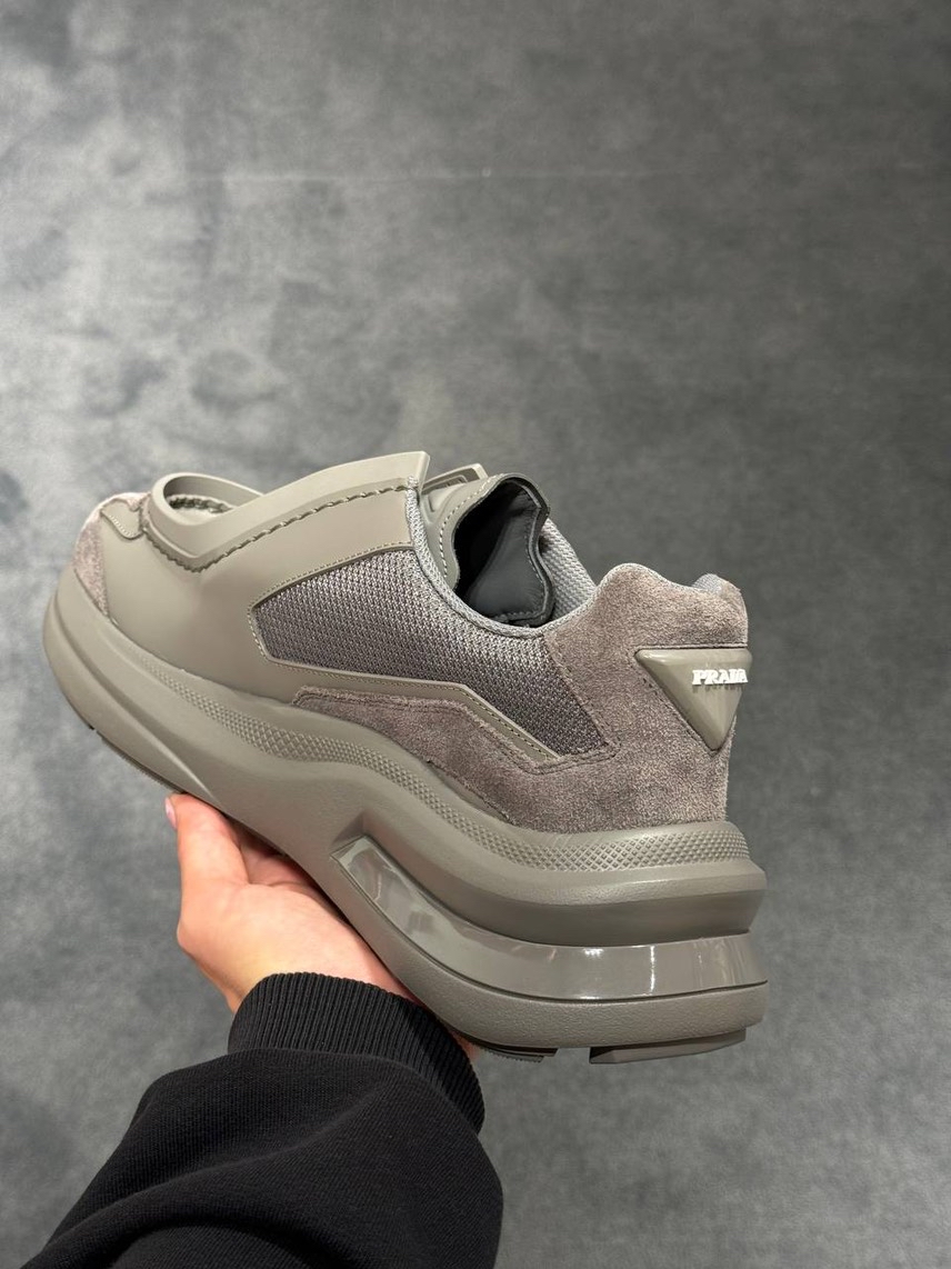PRADA Sneakers side view - Men's luxury Shoes