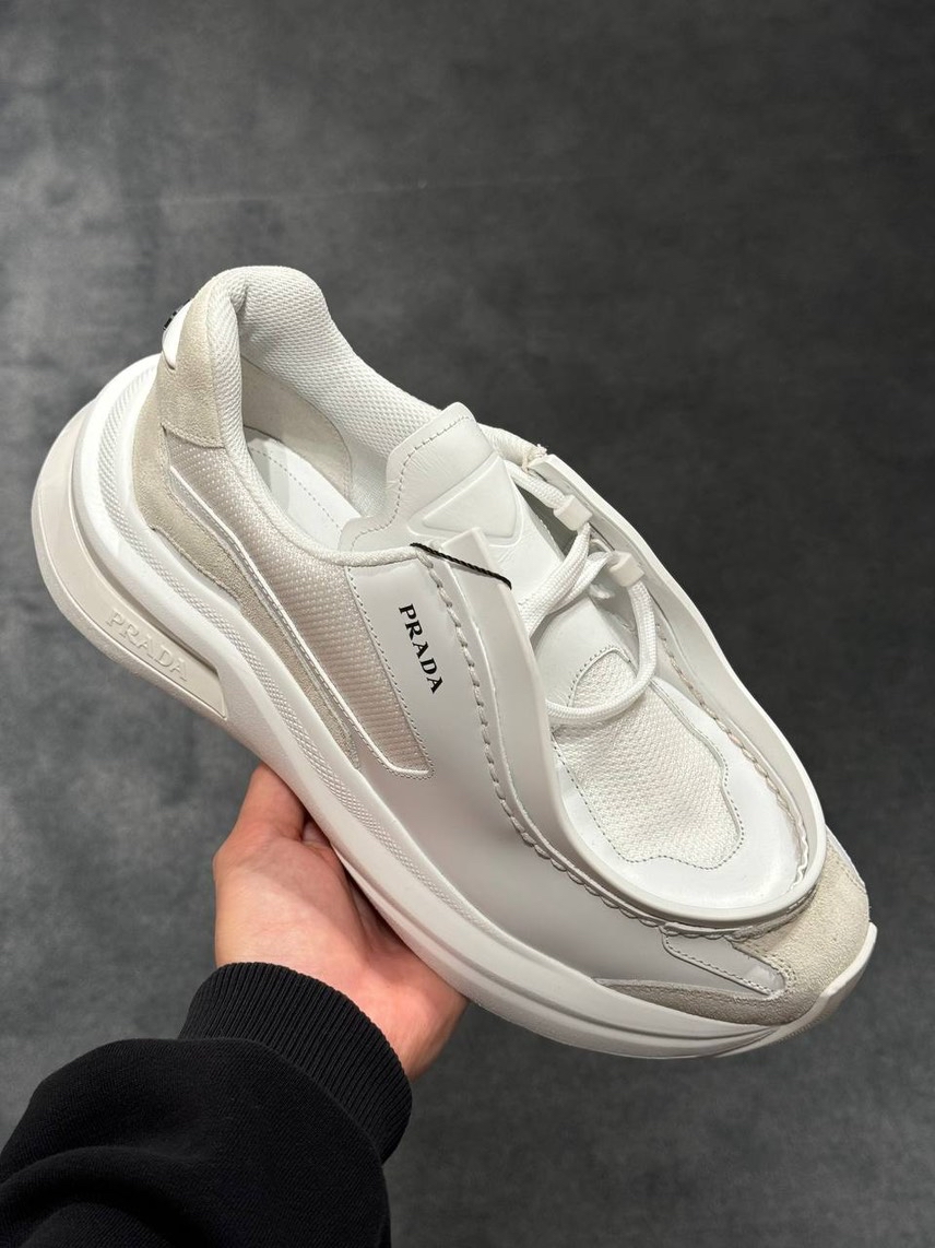 PRADA Sneakers side view - Men's luxury Shoes