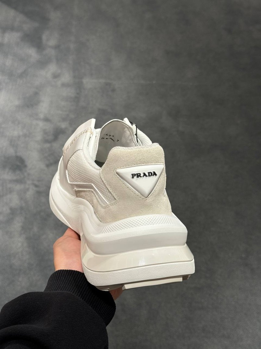 PRADA Sneakers side view - Men's luxury Shoes