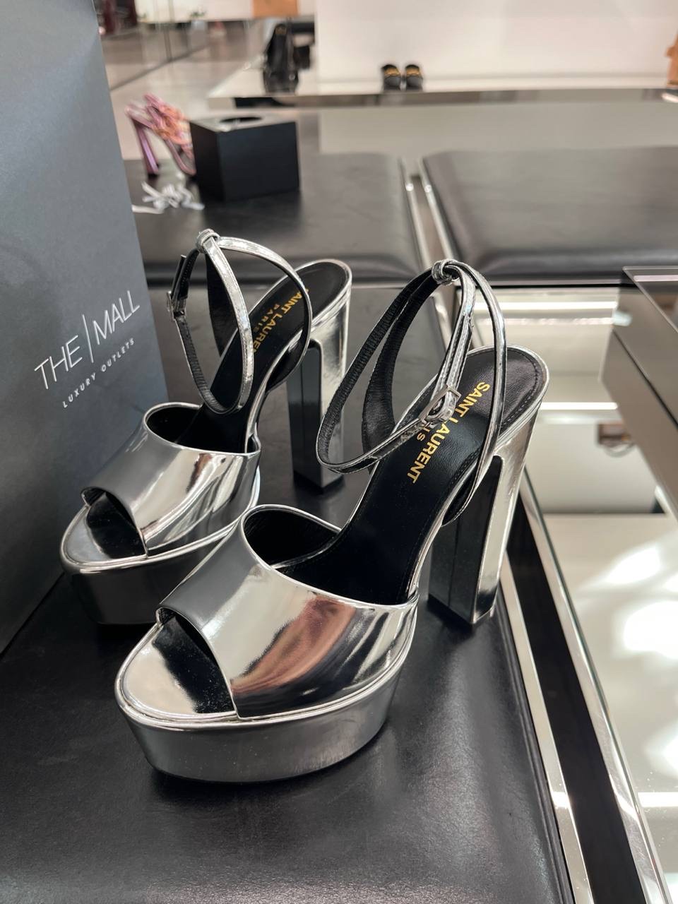 YVES SAINT LAURENT Sandals side view - Women luxury Shoes