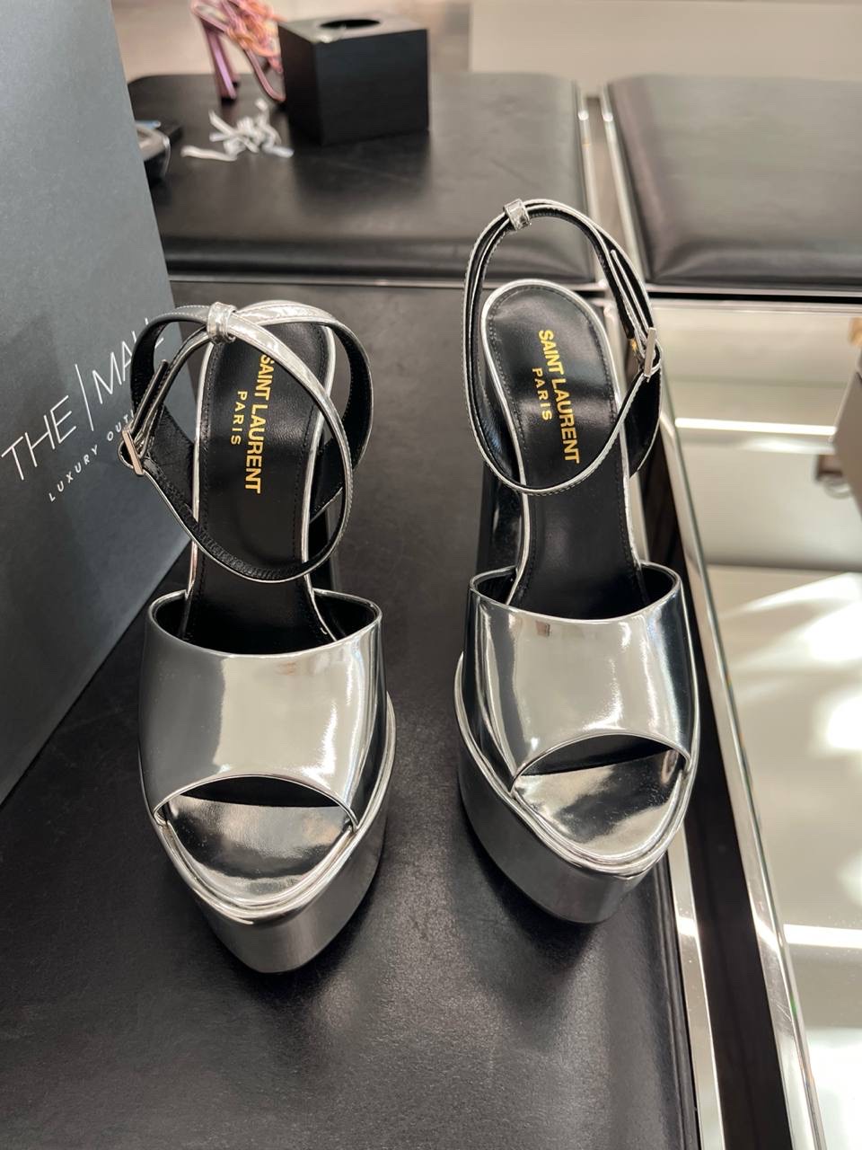 YVES SAINT LAURENT Sandals side view - Women luxury Shoes