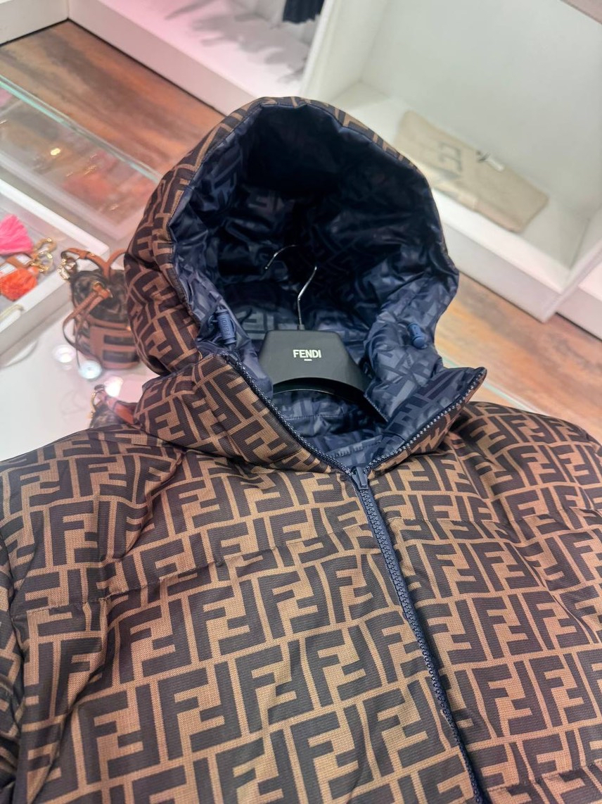 FENDI Down jacket side view - Women's luxury Clothes