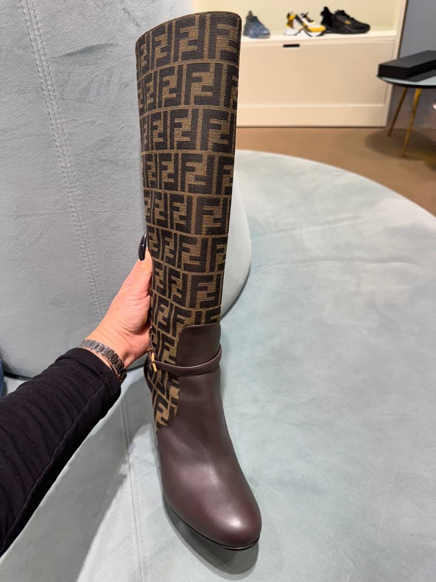 FENDI Boots side view - Women's luxury Shoes