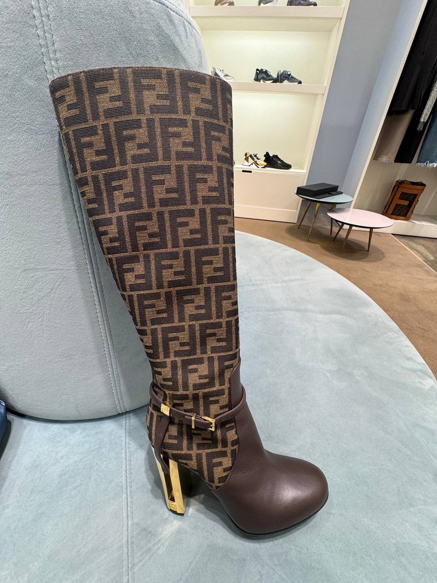 FENDI Boots front view - Women's luxury Shoes
