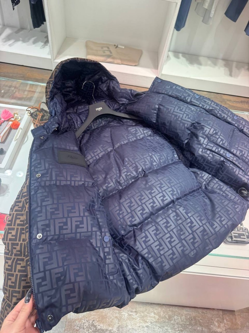 FENDI Down jacket side view - Women's luxury Clothes