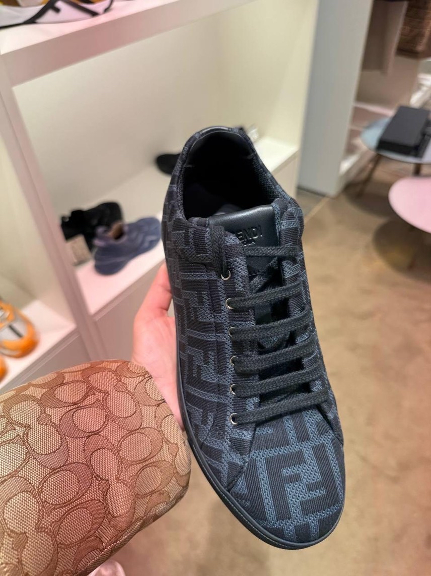 FENDI Sneakers side view - Men's luxury Shoes