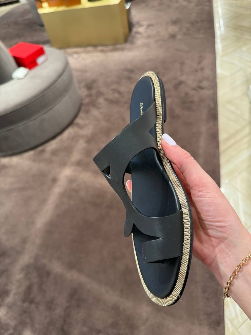 SALVATORE FERRAGAMO Slides side view - Women's luxury Shoes