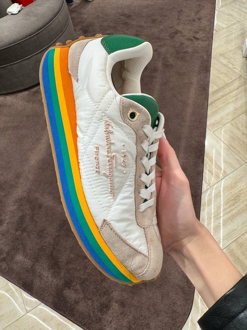 SALVATORE FERRAGAMO Sneakers front view - Women's luxury Shoes