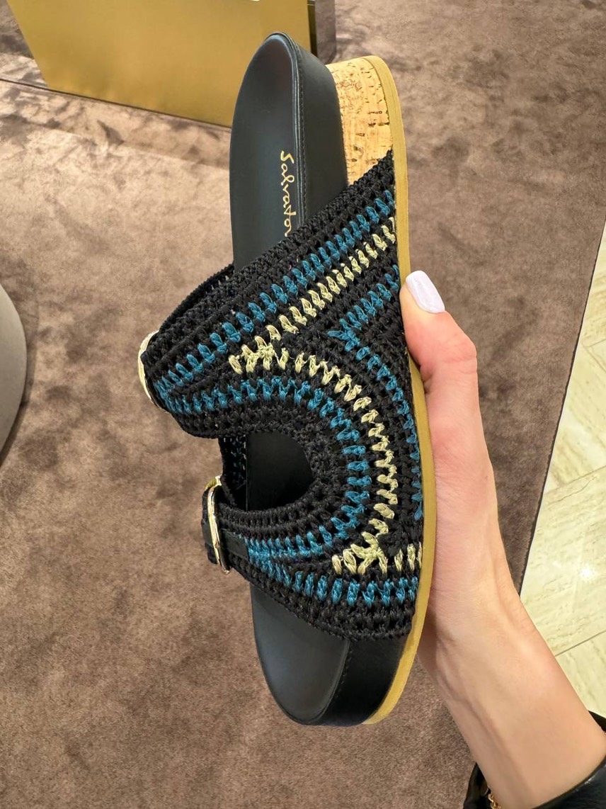 SALVATORE FERRAGAMO Slides side view - Women's luxury Shoes