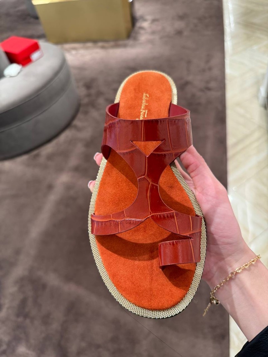 SALVATORE FERRAGAMO Slides side view - Women's luxury Shoes