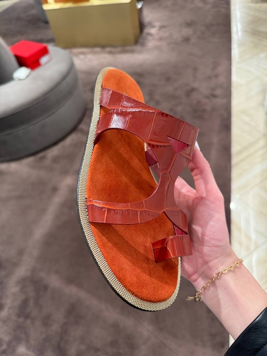 SALVATORE FERRAGAMO Slides front view - Women's luxury Shoes
