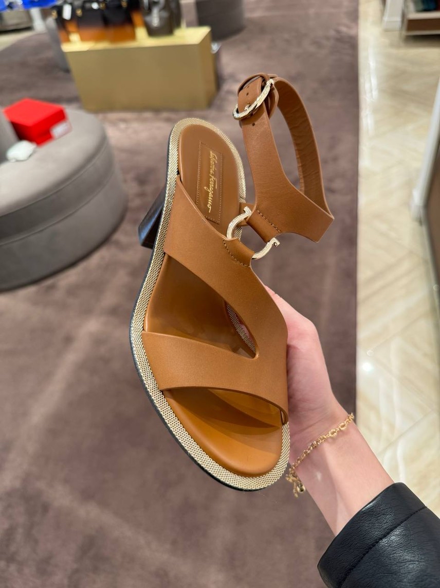 SALVATORE FERRAGAMO Sandals front view - Women's luxury Shoes