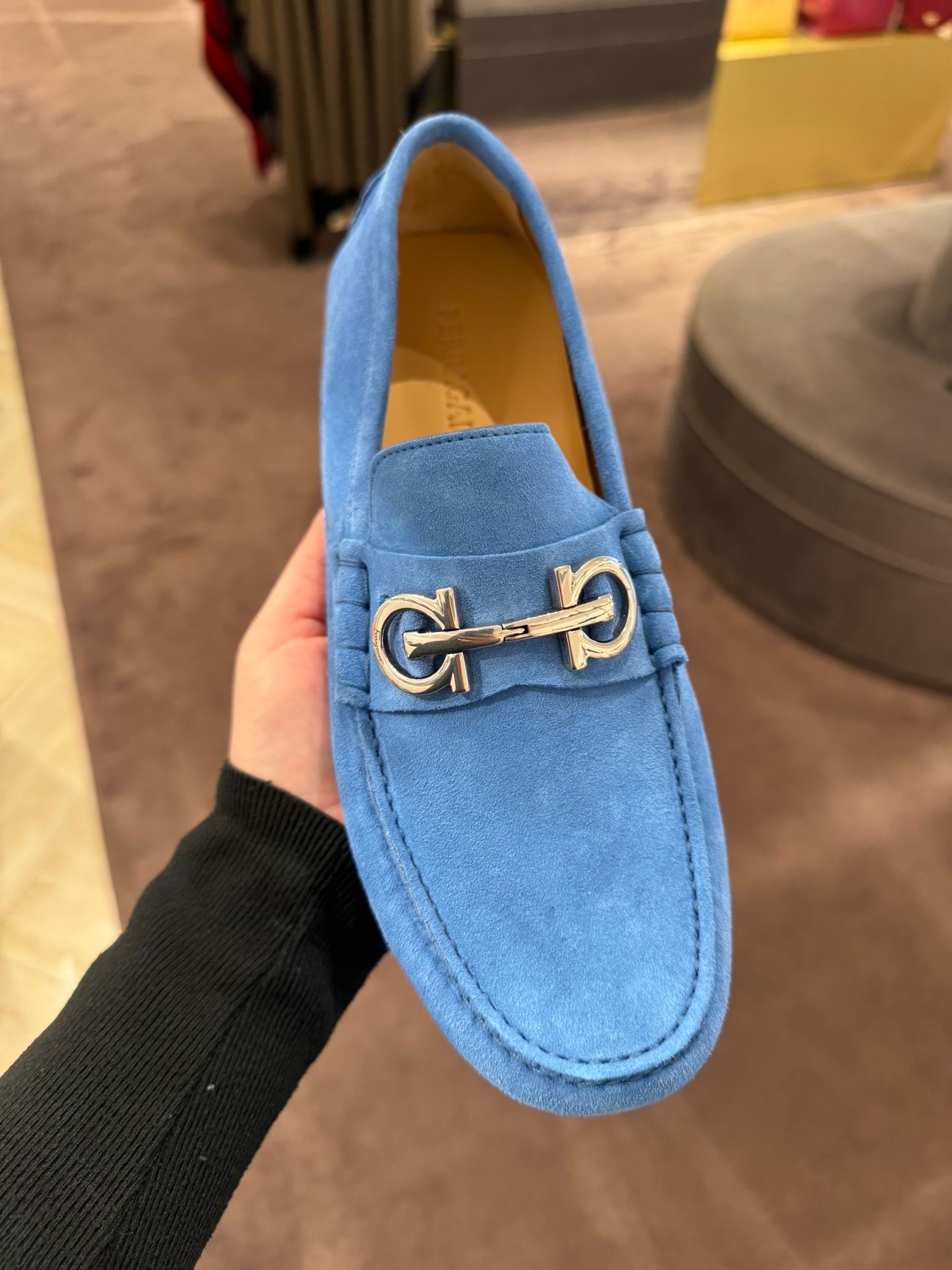 SALVATORE FERRAGAMO Moccasins side view - Men's luxury Shoes