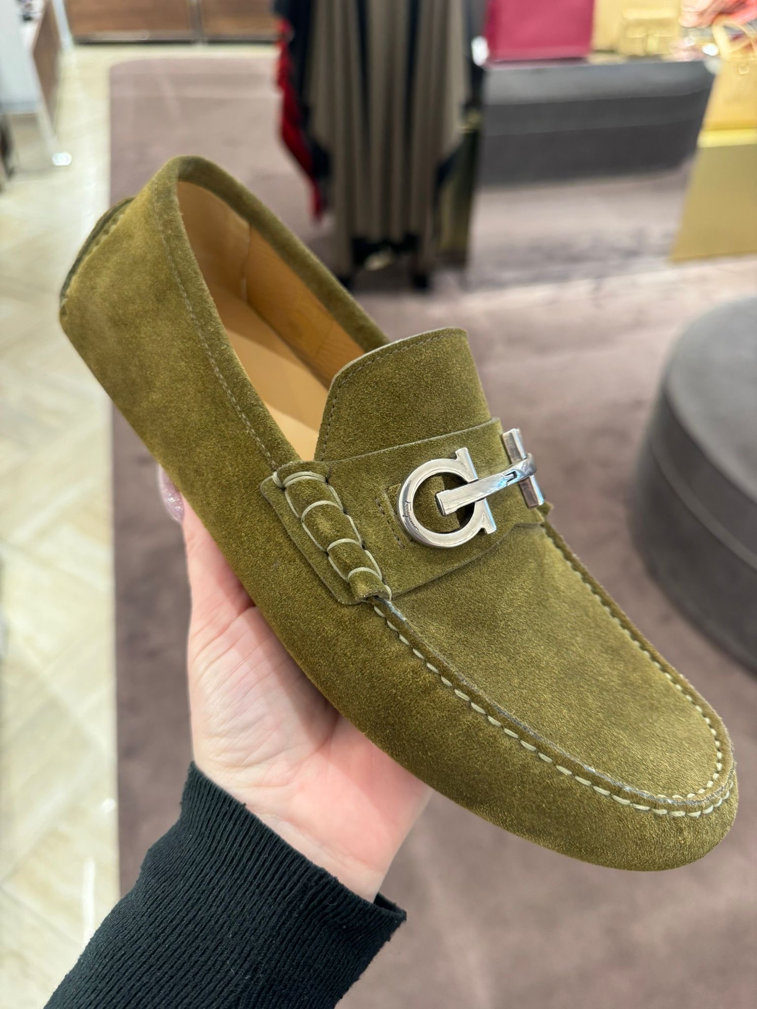 SALVATORE FERRAGAMO Moccasins front view - Men's luxury Shoes