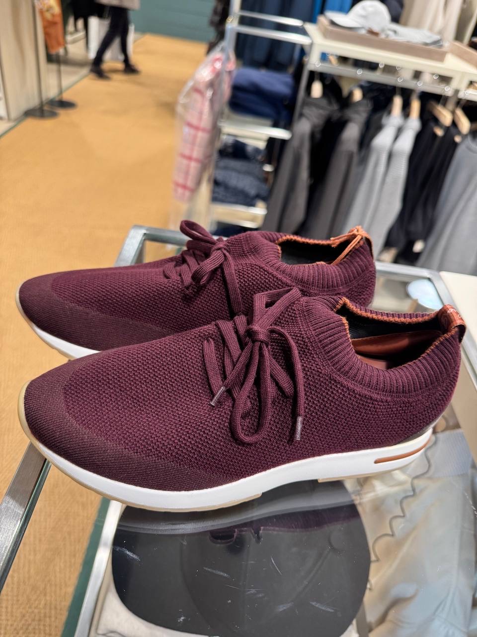 LORO PIANA Sneakers front view - Men's luxury Shoes