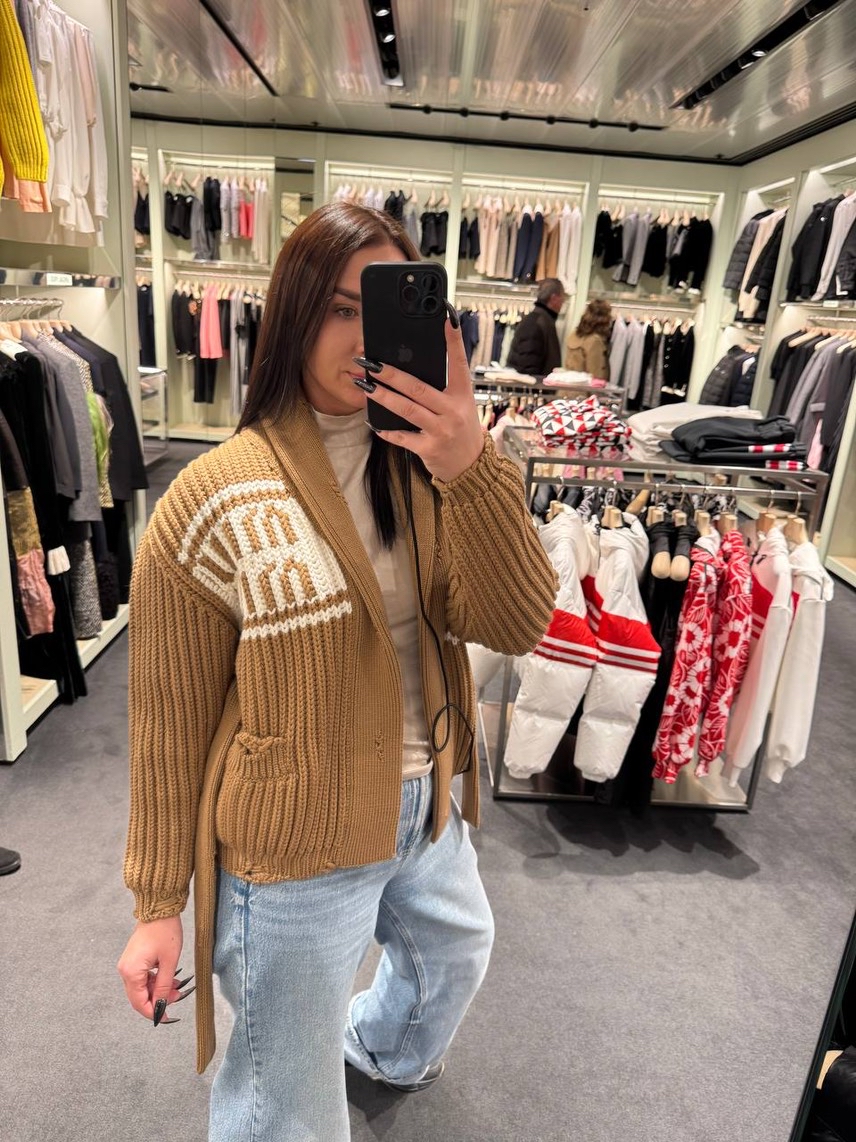 MIU MIU Cardigans side view - Women's luxury Clothes