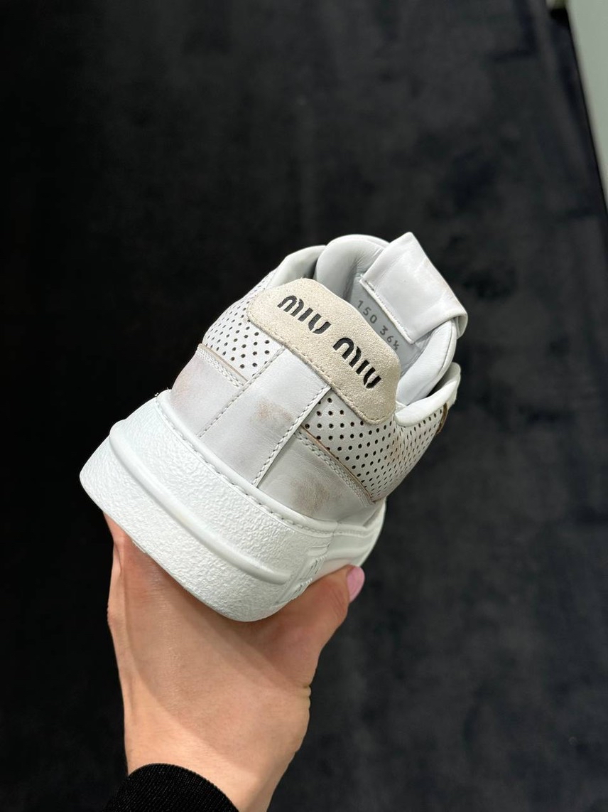 MIU MIU Sneakers side view - Women's luxury Shoes