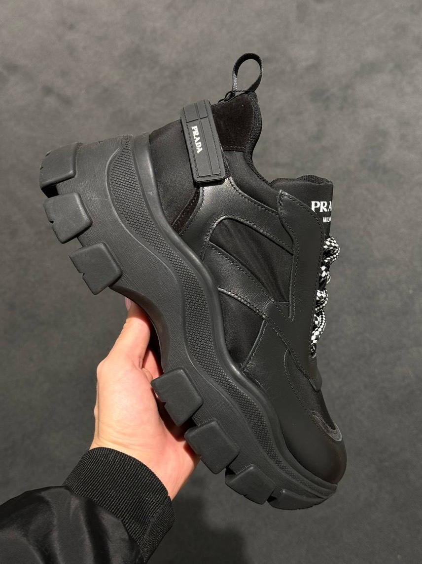 PRADA Sneakers side view - Women's luxury Shoes