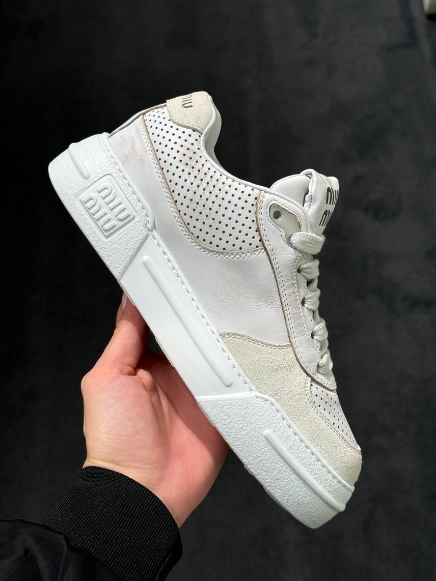 MIU MIU Sneakers side view - Women's luxury Shoes