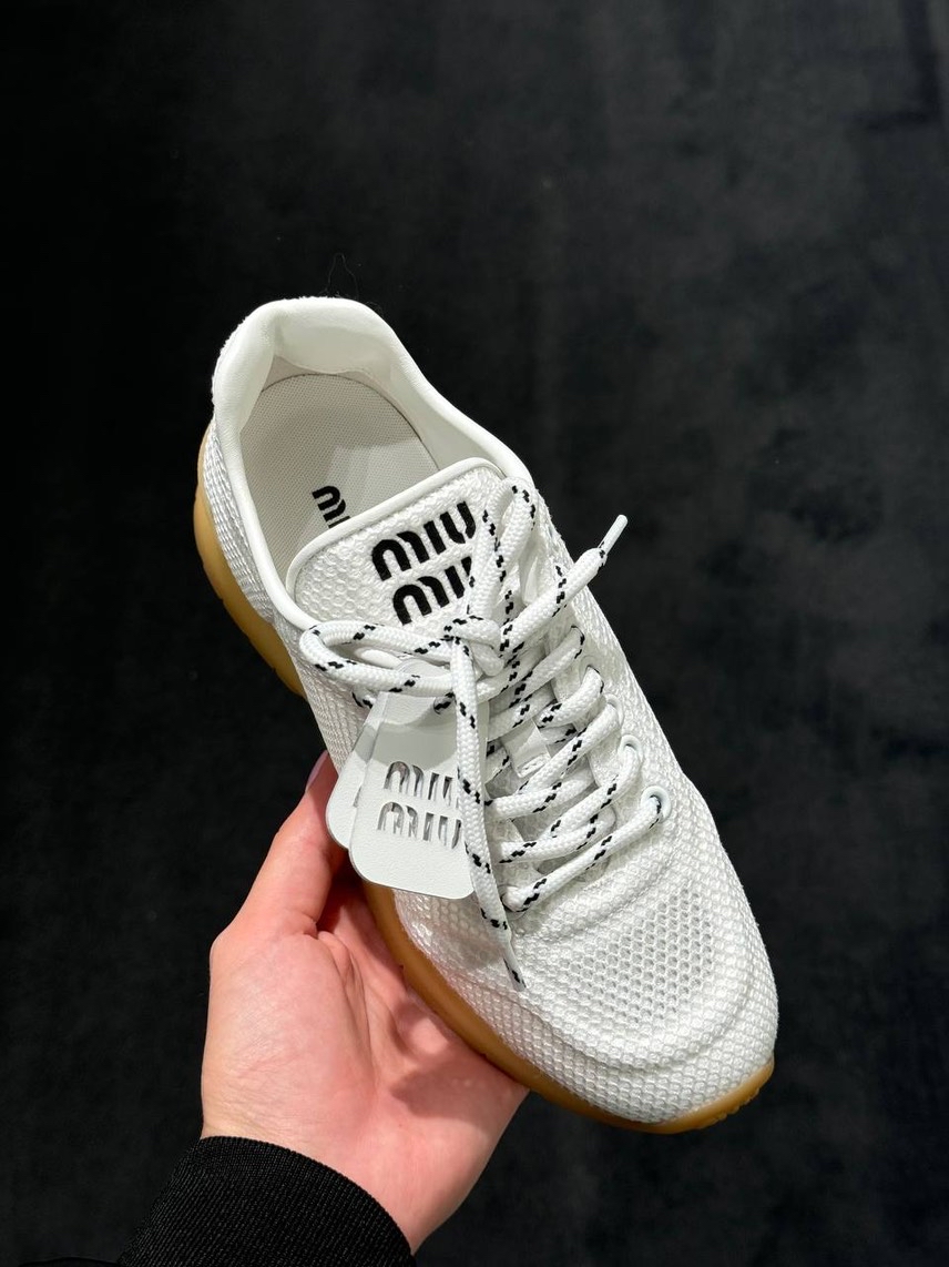 MIU MIU Sneakers side view - Women's luxury Shoes