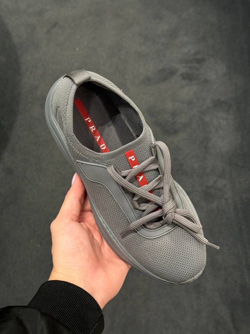 PRADA Sneakers side view - Women's luxury Shoes