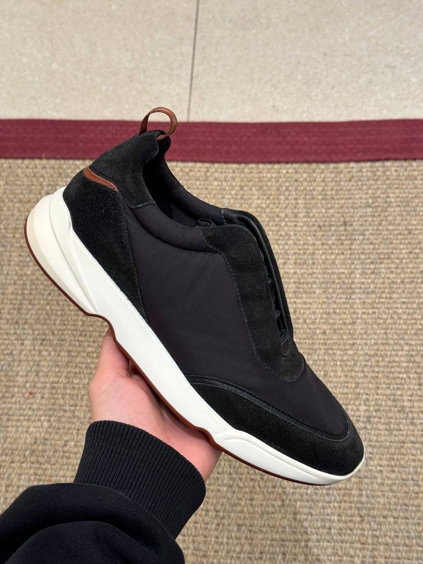 LORO PIANA Sneakers front view - Men's luxury Shoes