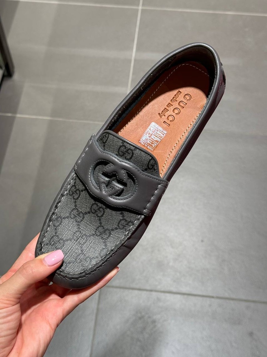 GUCCI Moccasins front view - Men's luxury Shoes