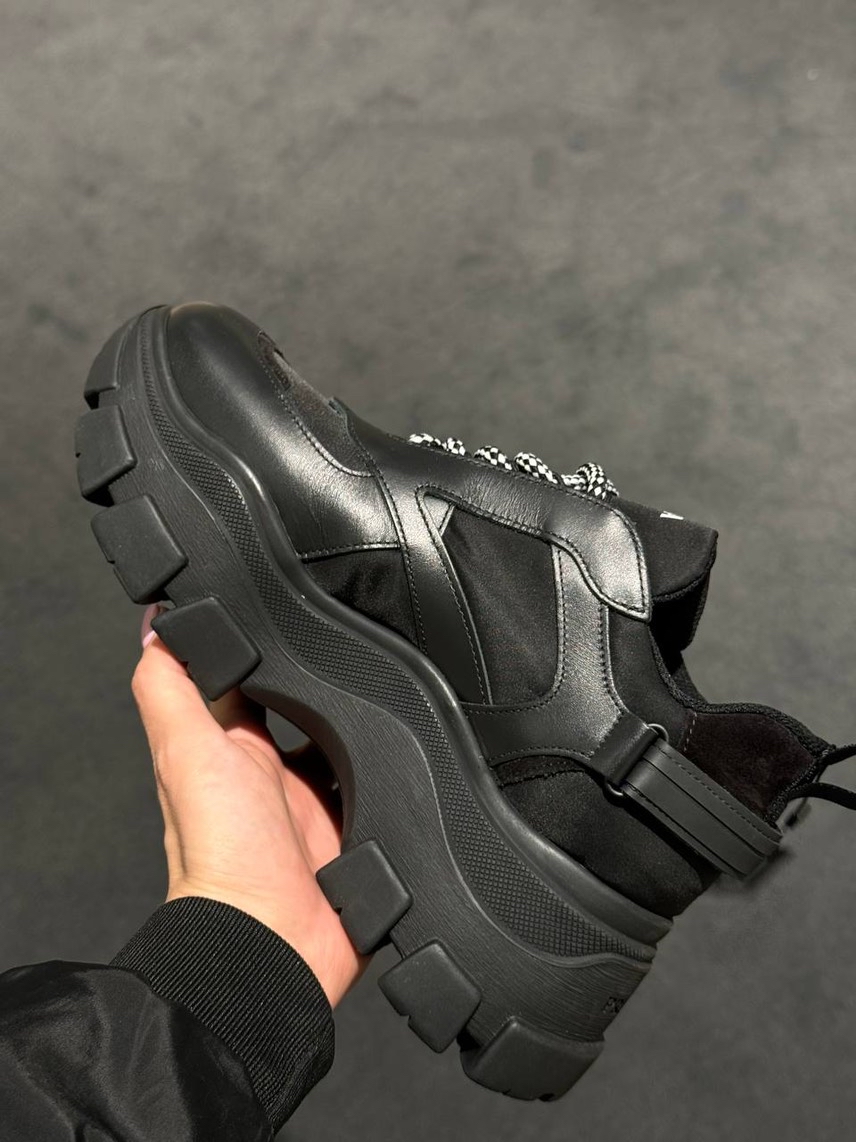 PRADA Sneakers side view - Women's luxury Shoes