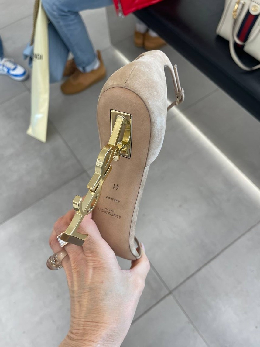 YVES SAINT LAURENT Sandals side view - Women's luxury Shoes