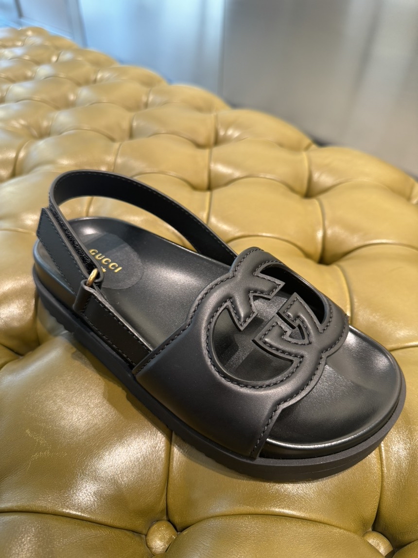 GUCCI Sandals side view - Women's luxury Shoes