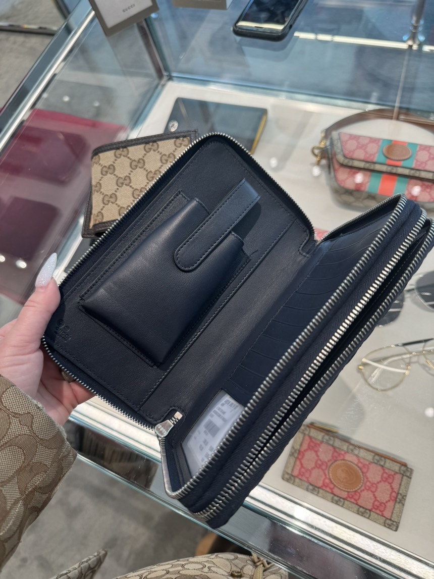 GUCCI Wallets and small leather goods side view - Men's luxury Accessories